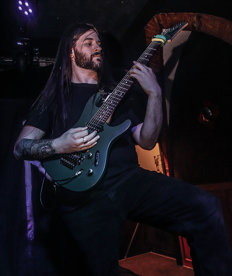 Guitarist Dalton Meadon plays the Astoria